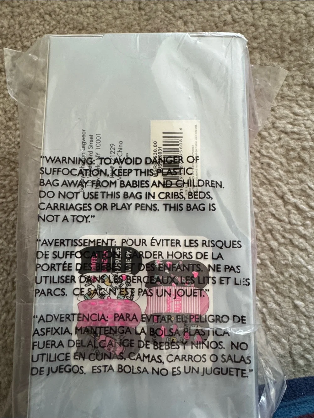 Betsey Johnson Socks Gift Box SEALED